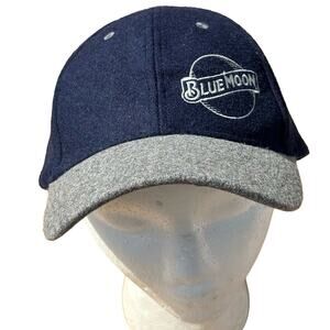 Gray & Blue Moon Men's Hat
